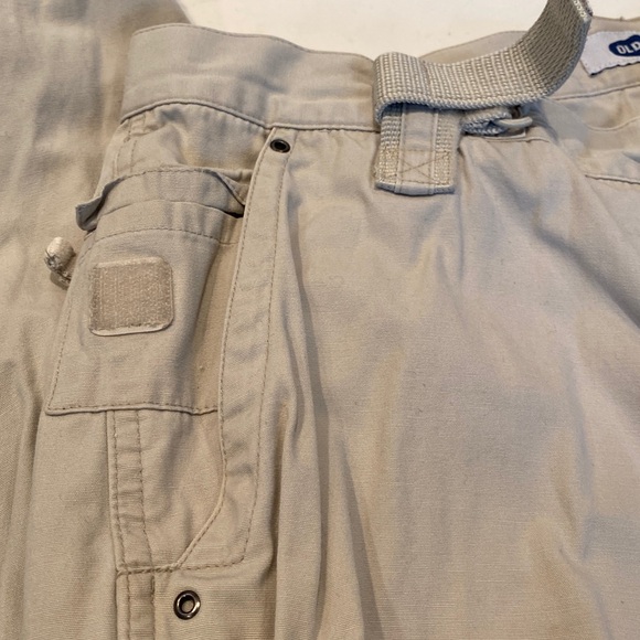 Old Navy Tan Cargo Pants - Picture 3 of 8